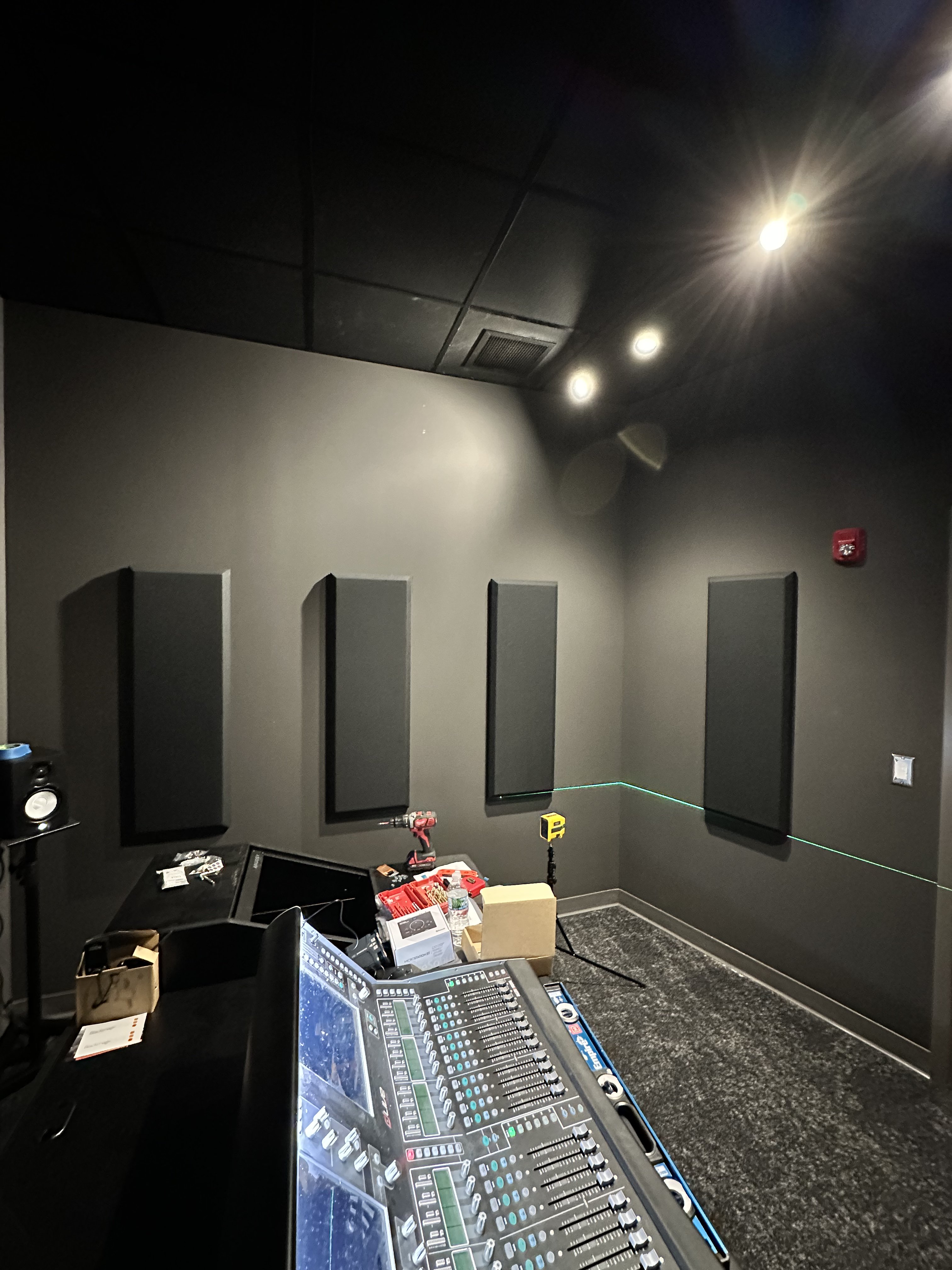 Acoustic studio installation